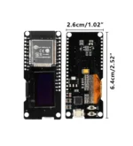 Carte ESP32 OLED avec support de batterie 18650 + écran OLED 0.96" – Image 9