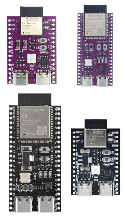 Carte de développement double type-c ESP32-C3 ESP32-S3 DevKit N16R8