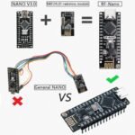 ARDUINO NANO ATmega328P / NRF24L01 + 2.4G Sans Fil  / Nano Bornier carte d'extension adaptateur / Arduino LGT8F328P – Image 14