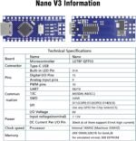 ARDUINO NANO ATmega328P / NRF24L01 + 2.4G Sans Fil  / Nano Bornier carte d'extension adaptateur / Arduino LGT8F328P – Image 12