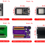 Carte de développement ESP32 38PIN 30PIN  WiFi + Bluetooth ET Carte extension adapter
