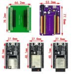 Carte de développement ESP32 38PIN 30PIN  WiFi + Bluetooth ET Carte extension adapter – Image 17