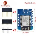 carte de développement ESP8266 WeMos D1 Mini Pro V3.0.0 – Image 6