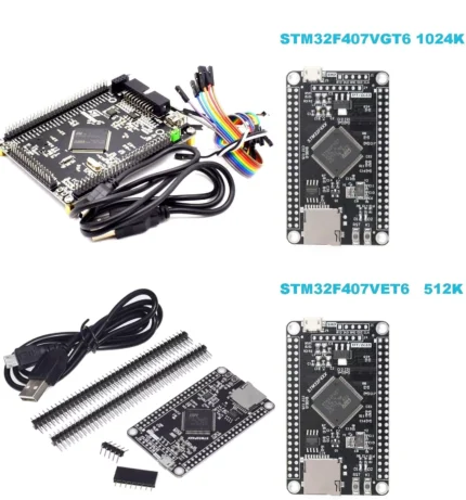 CARTE Cortex-M4 : STM32F407VET6 / STM32F407VGT6 / STM32F407VET6 Cortex-M4+JTAG