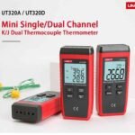Thermomètre UNI-T UT320D double entrée (T1 / T2)  à thermocouple