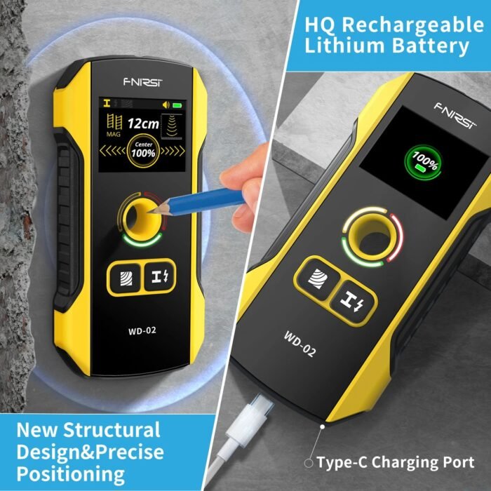 FNIRSI WD‑02 🧱 Détecteur mural intelligent multifonction – Image 5
