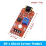 Capteur de choc piézoélectrique /Piezo en céramique/ 801s secouer/SW-420/SW18010P / SW-18015P Vibration – Image 10