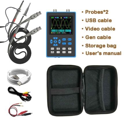 DSO2512G – Appareil 2-en-1 🎛️ Oscilloscope + Générateur de Signaux