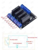 relais 5V 1 2 4 8 canaux OMRON SSR, STATIQUE  250V 2A – Image 9