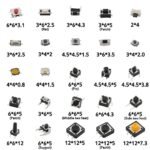 Interrupteur bouton poussoir tactiles SMD, DIP – Image 7