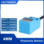 Capteurs de Proximité Inductifs SN04 — NPN / PNP / AC — NO & NC