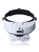 Loupe de lunettes grossissante avec lumière LED – Modèle MG81001-G Avec 5 pièces différentes – Image 5