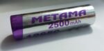Pile au lithium rechargeable 18650 3.7V Metama 2500mAH