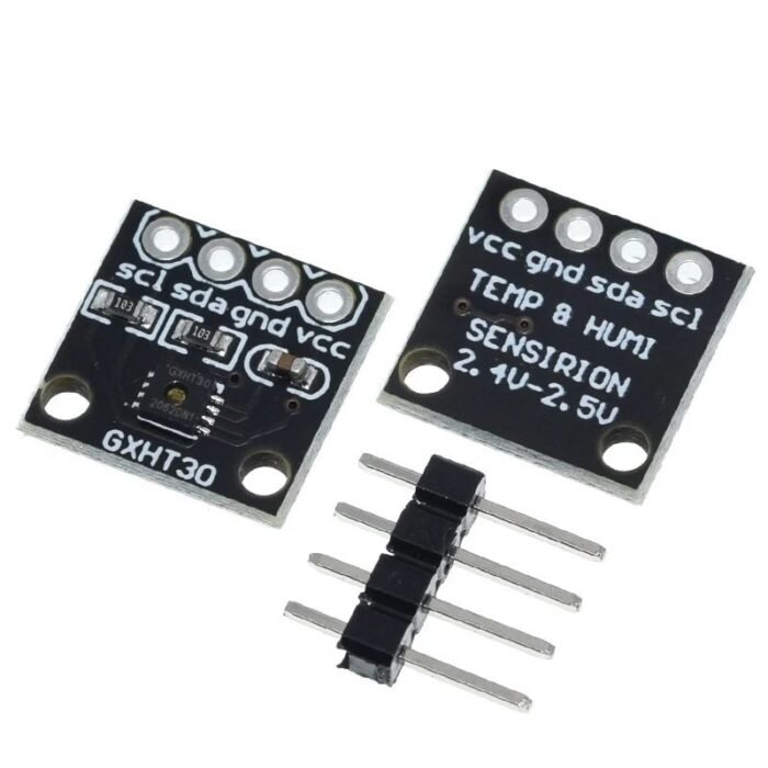 capteurs numériques d’humidité et de température :  🔵HTU21D🟢HDC1080🔴SHT20🟣GXHT30 – Image 2