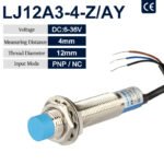 Capteurs de proximité inductifs LJ12A3-4 (NPN / PNP, NO / NC, DC 6-36V, Ø12mm, 4mm) Détection Métallique Sans Contact – Image 8