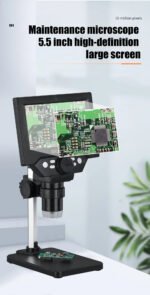 🔬 Microscope Numérique G1000 – 5.5 pouces – 10 Mégapixels – 1× à 1000× – Image 4