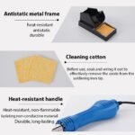 Station de soudure 3-en-1 KADA 9803D+ Air chaud + Fer à souder + Plaque chauffante intégrée – Image 15