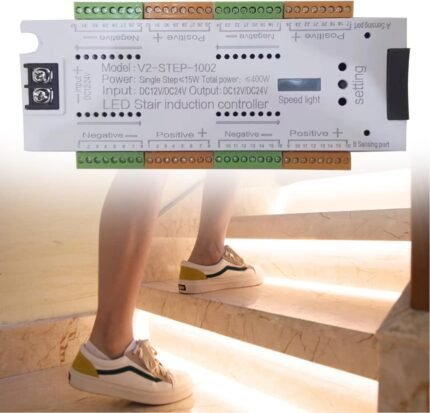 système de Contrôleur de lumière d'escalier intelligent V2-STEP-1002
