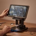 Microscope Numérique Écran IPS 10.1 pouces HDMI 1300X – Image 4