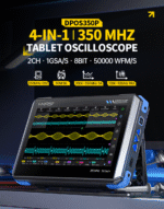 🎛️ FNIRSI DPOS350P  4-en-1 🔬 Oscilloscope  🎚️ Générateur de signal 📈 Analyseur de spectre  🔁 Analyseur de réponse en fréquence