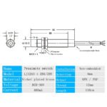 Capteurs de proximité inductifs LJ12A3-4 (NPN / PNP, NO / NC, DC 6-36V, Ø12mm, 4mm) Détection Métallique Sans Contact – Image 5