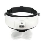 Loupe de lunettes grossissante avec lumière LED – Modèle MG81001-G Avec 5 pièces différentes – Image 9