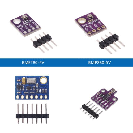 capteurs environnementaux : Température, Humidité Précision Qualité de l’air🟩 MS5611🟦 BMP280🟪 BME280🟥 BME680