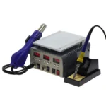 Station de soudure 3-en-1 KADA 9803D+ Air chaud + Fer à souder + Plaque chauffante intégrée – Image 2