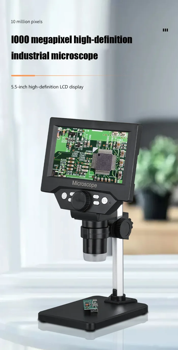 Microscope Numérique Écran IPS 10.1 pouces HDMI 1300X – Image 11