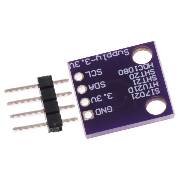 capteurs numériques d’humidité et de température :  🔵HTU21D🟢HDC1080🔴SHT20🟣GXHT30 – Image 5