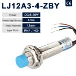 Capteurs de proximité inductifs LJ12A3-4 (NPN / PNP, NO / NC, DC 6-36V, Ø12mm, 4mm) Détection Métallique Sans Contact – Image 4