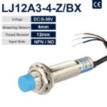 Capteurs de proximité inductifs LJ12A3-4 (NPN / PNP, NO / NC, DC 6-36V, Ø12mm, 4mm) Détection Métallique Sans Contact – Image 2