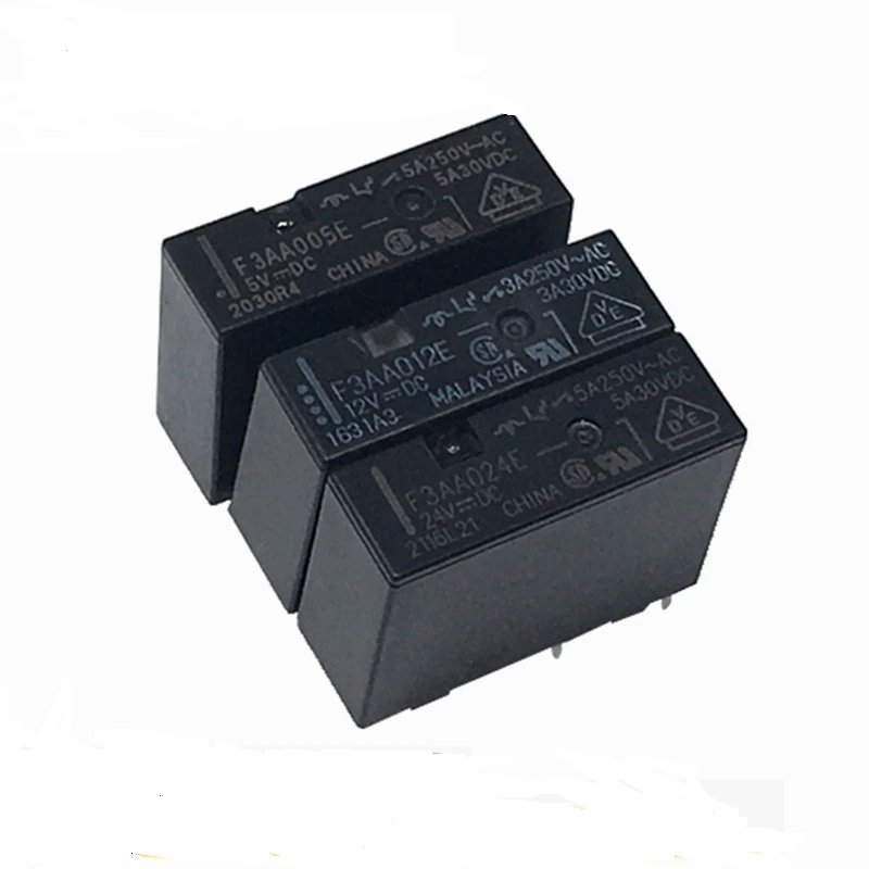 1 Relais F3AA005E 🔌/ F3AA012E / F3AA024E – 4 broches – 5A – Image 1