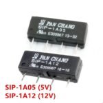 Relais miniature SIP-1A05 / SIP-1A12 / SS1A24 – 5V / 12V / 24V – 1A – 4 broches