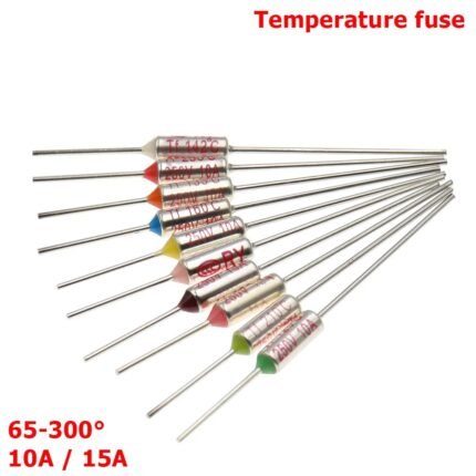 Fusible Thermique TF RY – 10A – 250V – Températures 65°C à 300°C