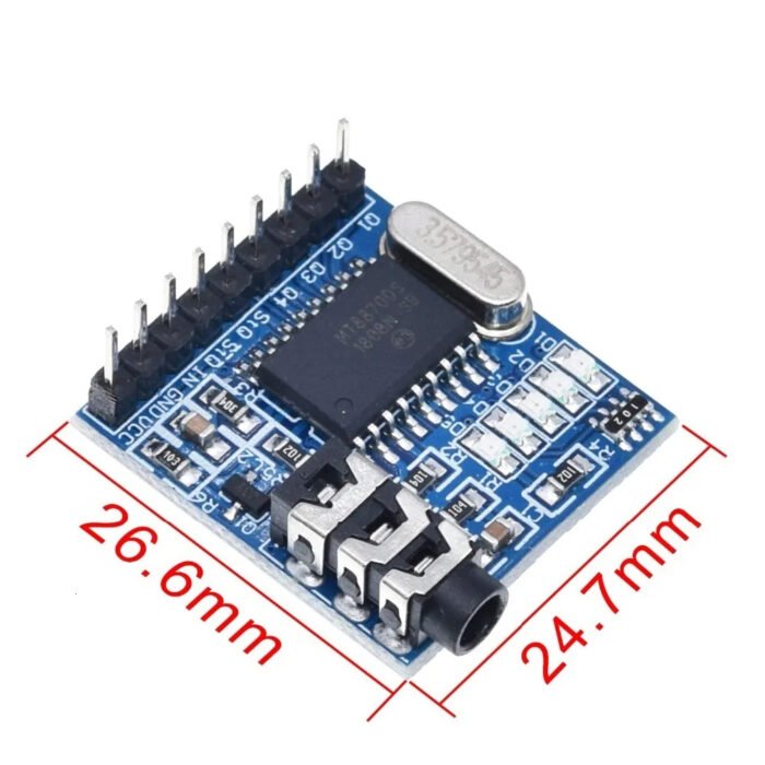 Module Décodeur de Voix DTMF🎙️ – MT8870 – Image 4