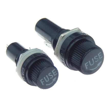 Porte-Fusible à Montage sur Panneau – 5×20 mm / 6×30 mm