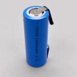Pile Li-ion Rechargeable🔋 18500 3.7V 1500mAh + Étiquettes de soudure