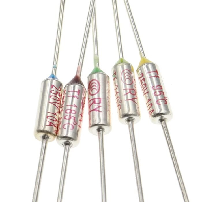 Fusible Thermique TF RY – 10A – 250V – Températures 65°C à 300°C – Image 2