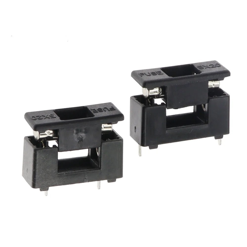 4 Porte-Fusible 5×20 mm – Montage PCB avec Plaque de Soudure (Welding Plate) – Image 1