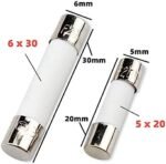 Fusibles Cylindriques – Verre & Céramique – 5×20 mm / 6×30 mm – 250V – Image 5