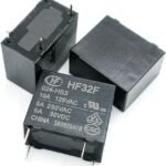 Relais HF32F-G-HS – 5V / 9V / 12V / 24V – 10A – 4 broches (NO)