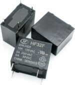 Relais HF32F-G-HS – 5V / 9V / 12V / 24V – 10A – 4 broches (NO)