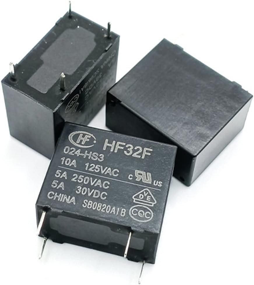 510RZwOEvJL._AC_SL1500_ Relais HF32F-G-HS – 5V / 9V / 12V / 24V – 10A – 4 broches (NO) – Image 1
