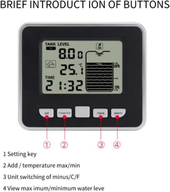 Capteur de Niveau d’Eau Ultrasonique Sans Fil – TS-FT002 – Image 4