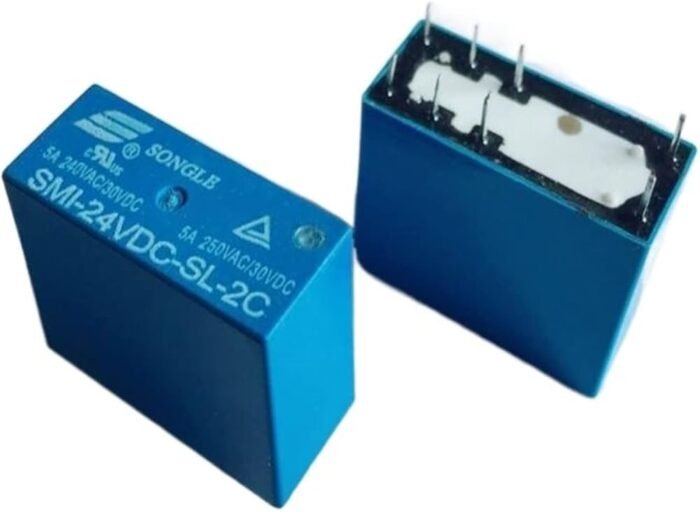 Relais SMI-05VDC / 12VDC / 24VDC-SL-2C – 5A – 2RT – 8 broches – Image 9