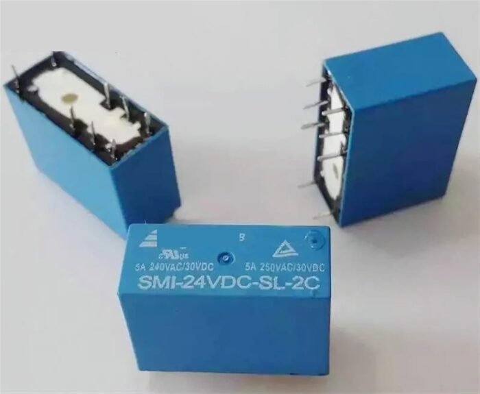Relais SMI-05VDC / 12VDC / 24VDC-SL-2C – 5A – 2RT – 8 broches – Image 3