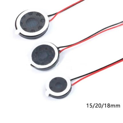 Mini Haut-parleurs Ronds🔊 – 8Ω / 1W (15mm, 18mm, 20mm)