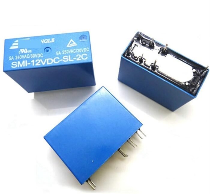 Relais SMI-05VDC / 12VDC / 24VDC-SL-2C – 5A – 2RT – 8 broches – Image 4