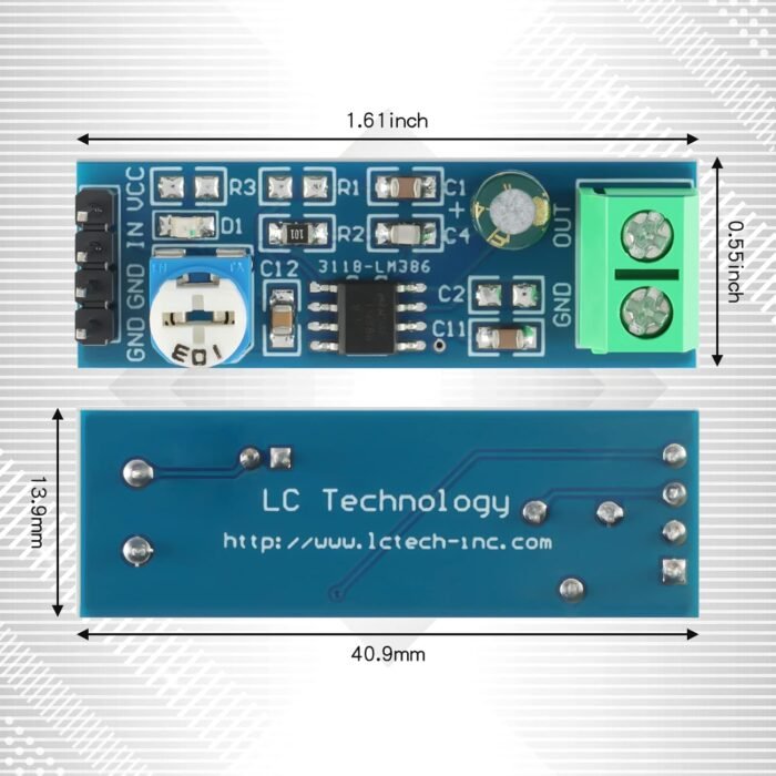 Amplificateur audio LM386 – Image 4